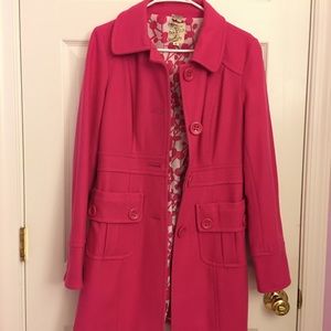 nordstrom tulle pink pea coat